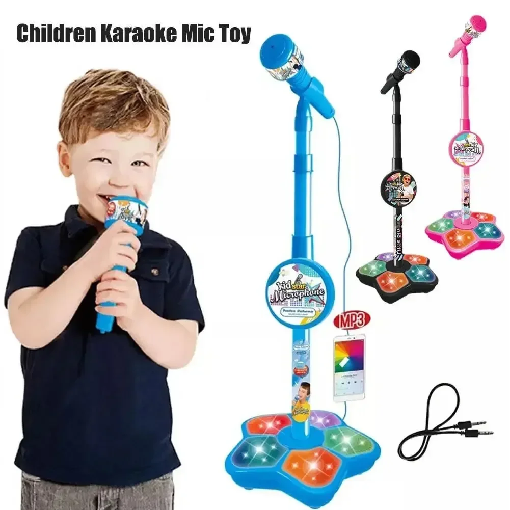 Crianças microfone com suporte - Song With Musical Instrument avaliação e preço