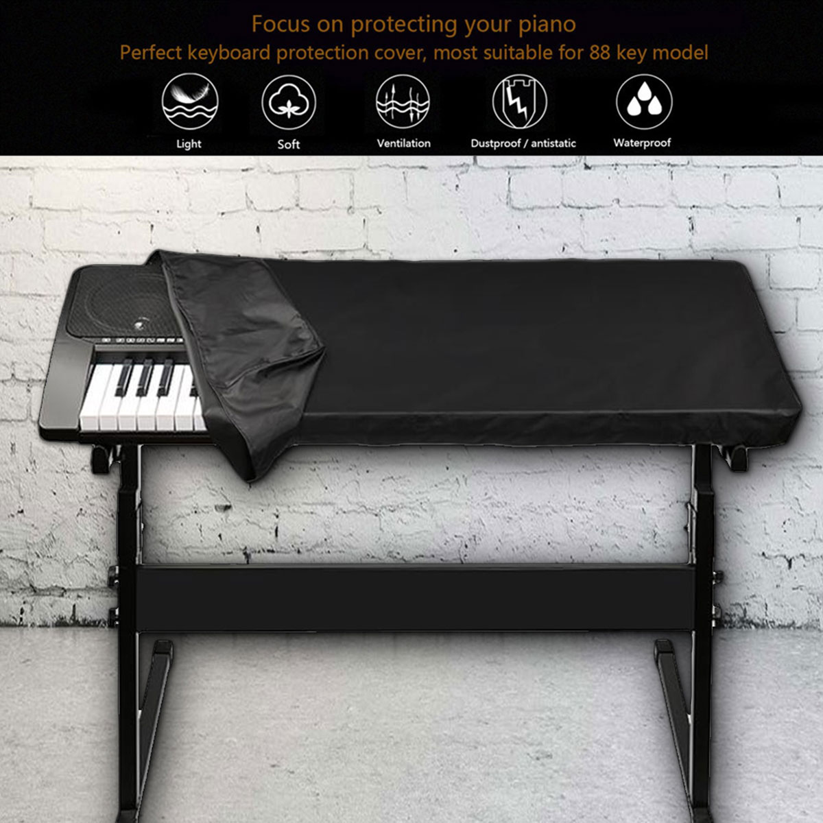 Capa para piano eletrônico de  - Musical Instrument Names avaliação e preço