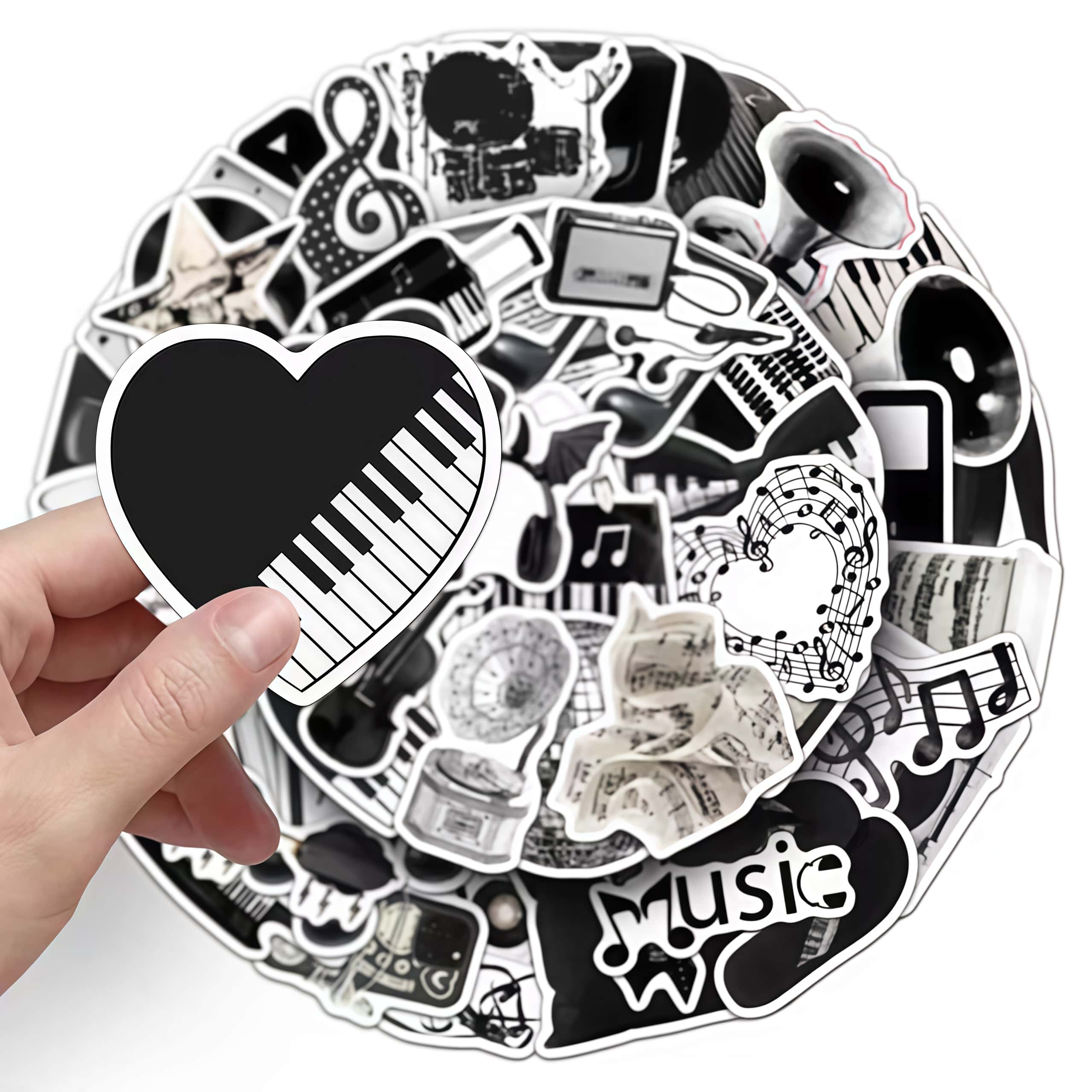 50 Adesivos de Instrumentos Mu - Musical Instrument Names avaliação e preço