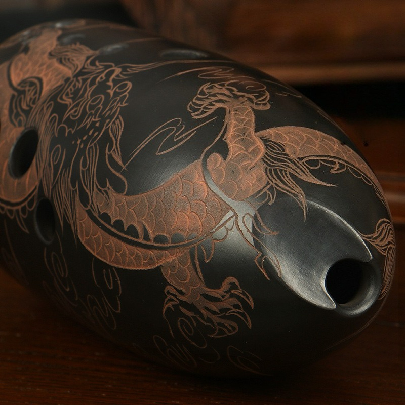 Ocarina de câmara dupla com 10 - Musical Instrument Xun avaliação e preço