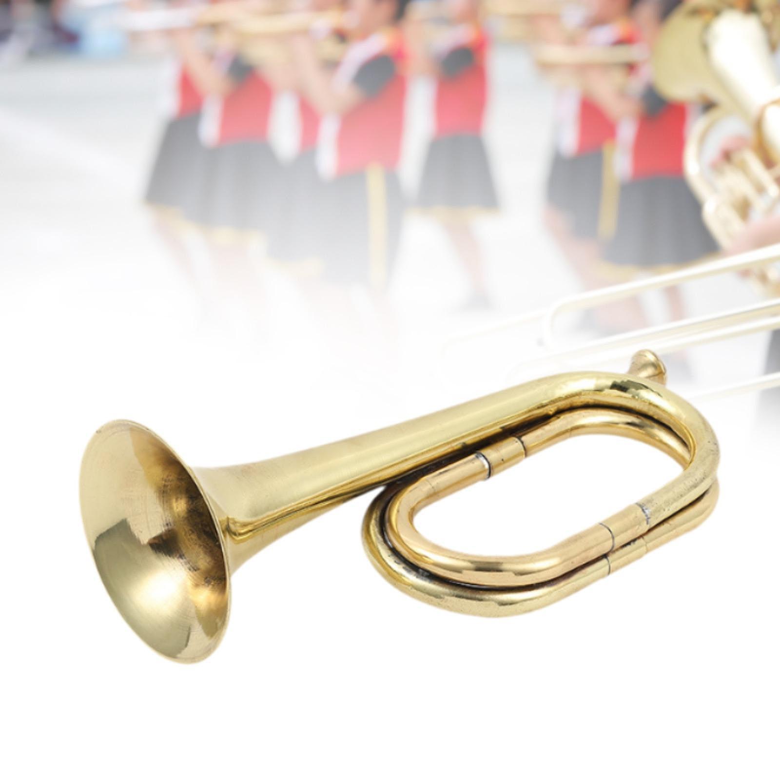 Trompete de latão, instrumento - Musical Instrument Bugle avaliação e preço