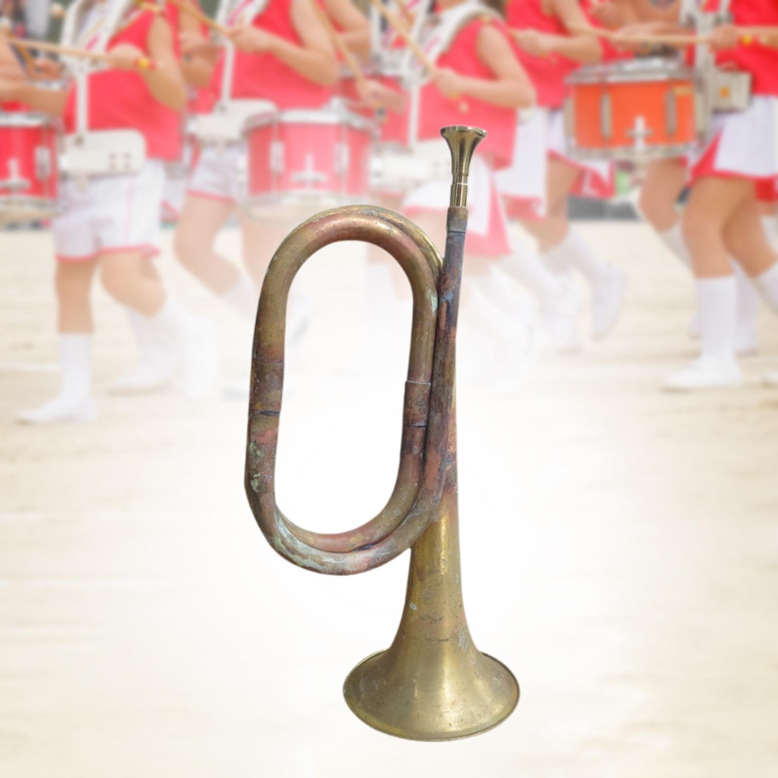 Trompete de latão, instrumento - Musical Instrument Bugle avaliação e preço