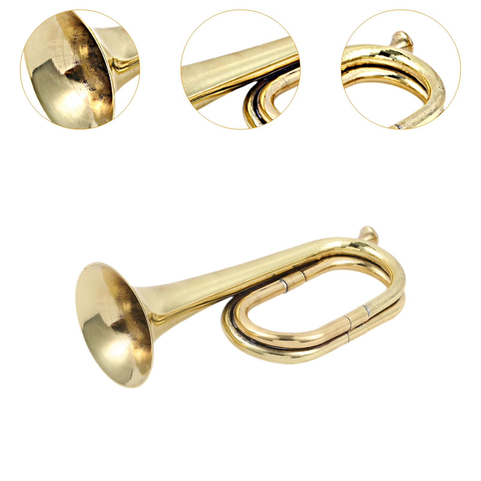 Trompete de latão, instrumento - Musical Instrument Bugle avaliação e preço