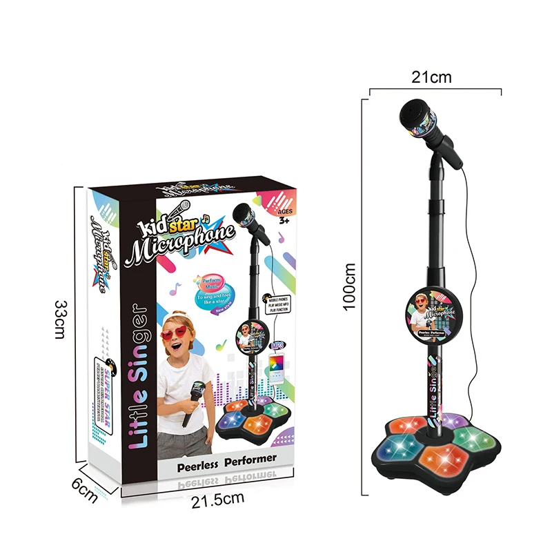 Microfone Infantil com Suporte - Song With Musical Instrument avaliação e preço