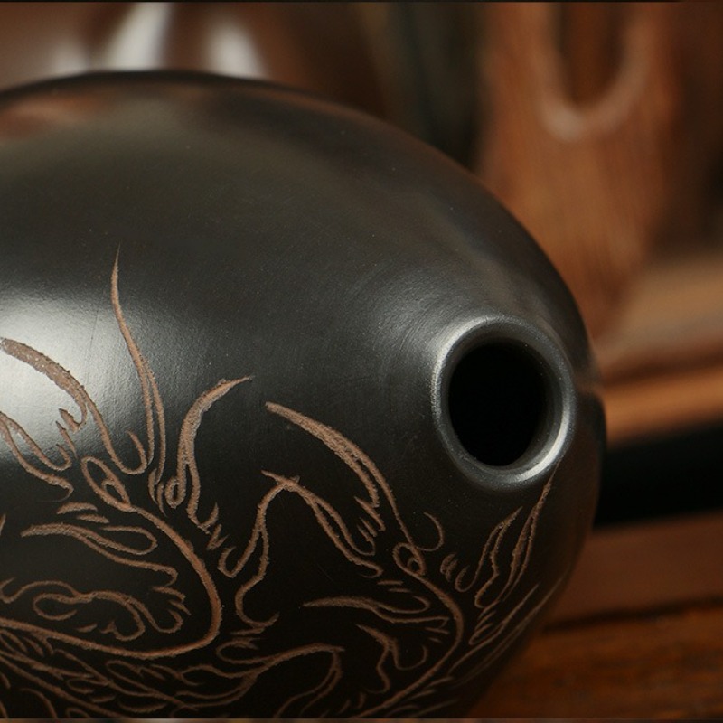 8 buracos ocarina preto portát - Musical Instrument Xun avaliação e preço