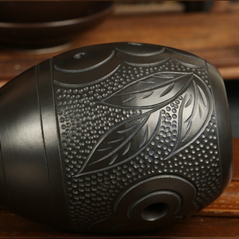 8 buracos ocarina preto portát - Musical Instrument Xun avaliação e preço