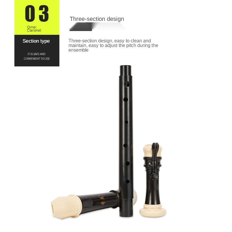 Qimei Clarinete Tenor Barroco  - Musical Instrument Recorder avaliação e preço