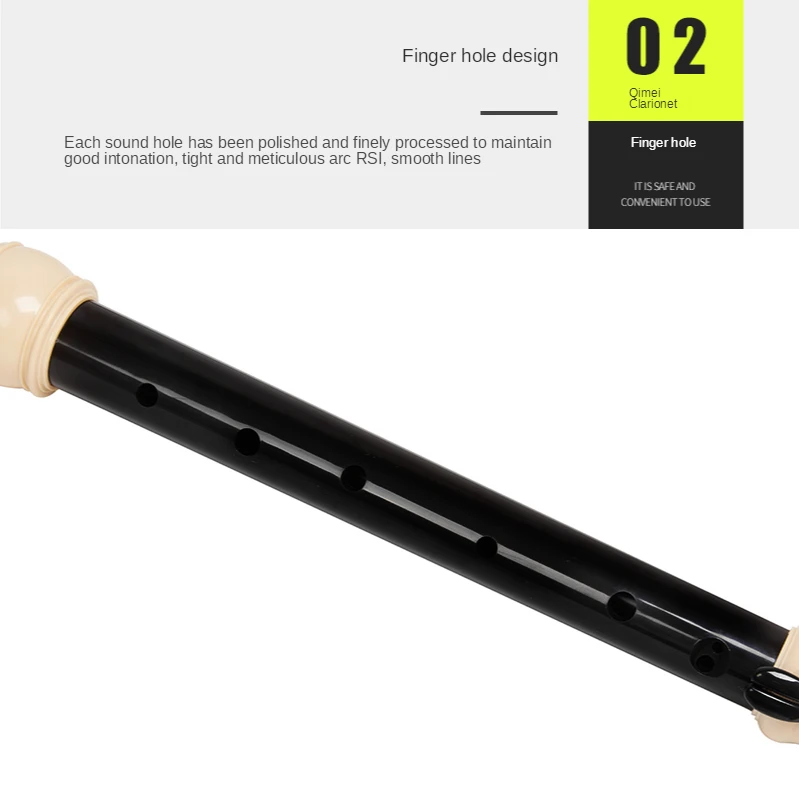 Qimei Clarinete Tenor Barroco  - Musical Instrument Recorder avaliação e preço