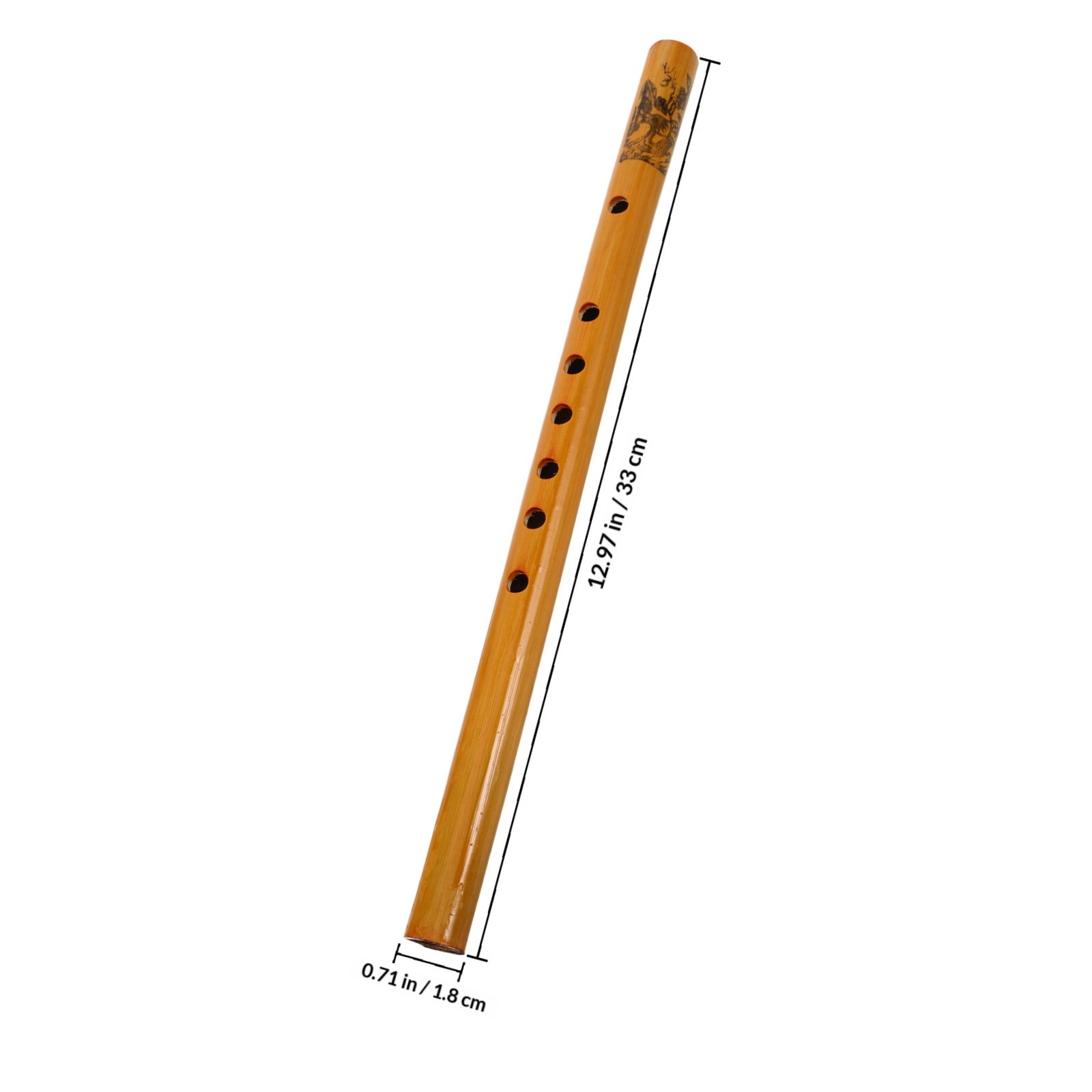 Flauta Vertical de Bambu 33cm  - Musical Instrument Recorder avaliação e preço