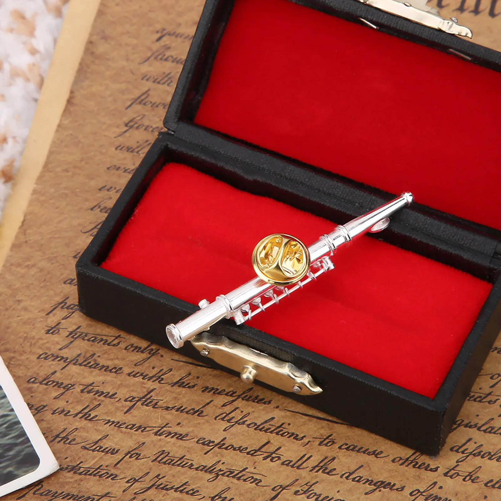 Pin de lapela esmalte duro par - Musical Instrument Oboe avaliação e preço