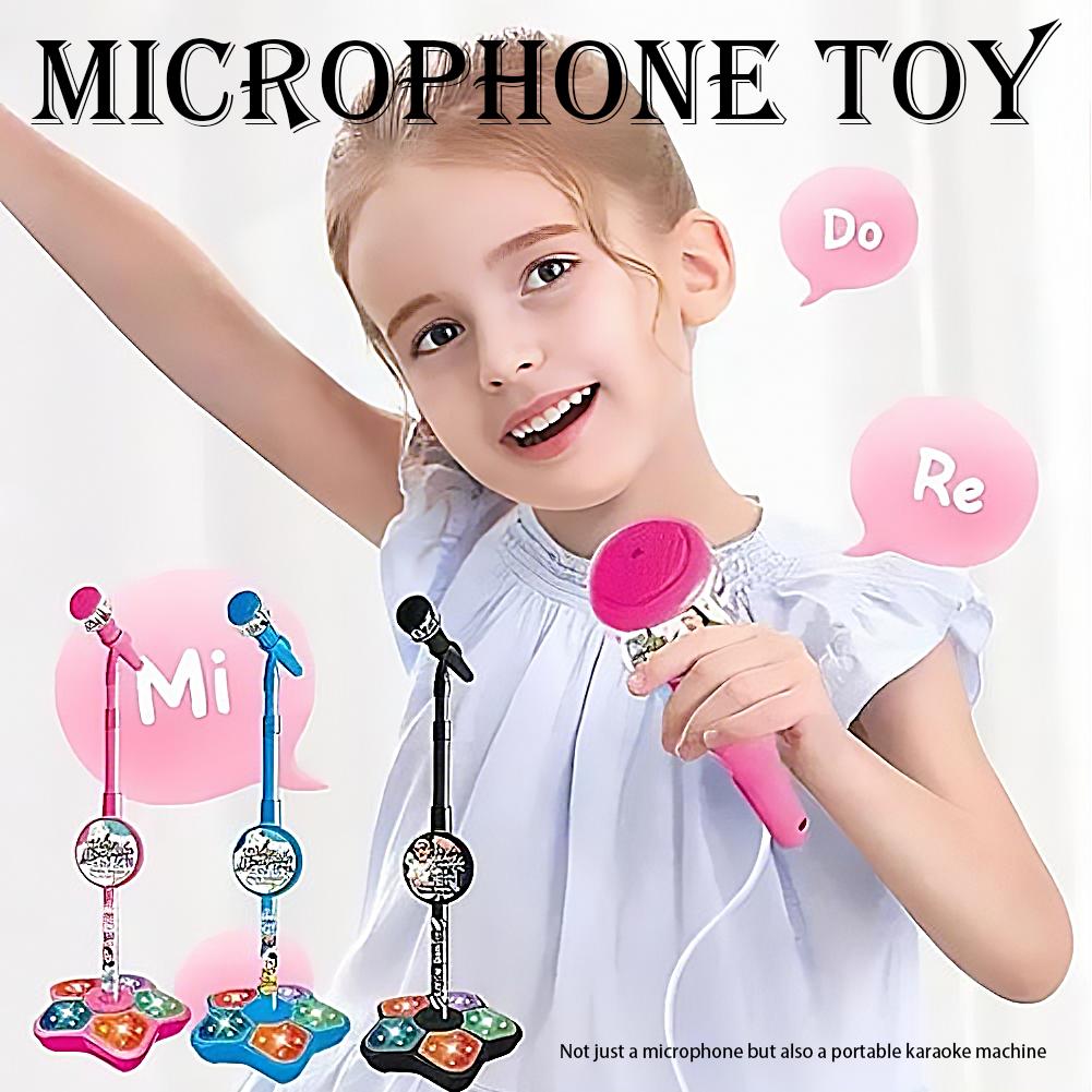 Crianças microfone com suporte - Song With Musical Instrument avaliação e preço