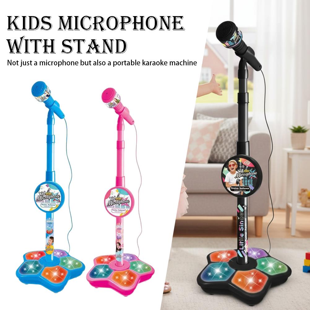 Crianças microfone com suporte - Song With Musical Instrument avaliação e preço