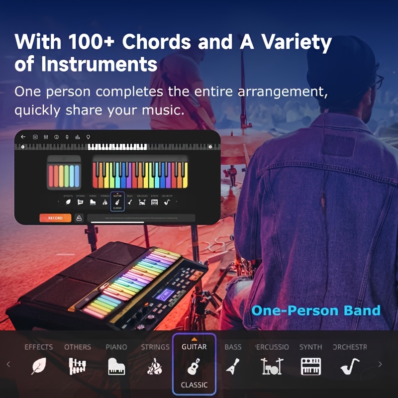 Piano Digital Inteligente Popu - Musical Instrument Names avaliação e preço